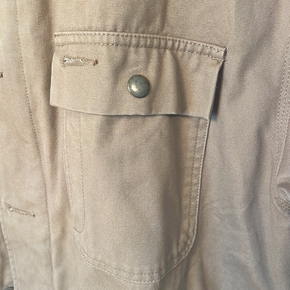GAP Tan Coat sz L - Picture 3 of 6